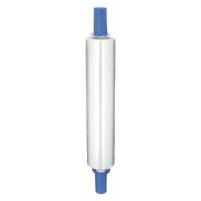 GOODWRAPPERS Stretch Wrap Film: 80 ga Gauge, 20 in Overall Wd, 1,000 ft Overall Lg, Clear - Handle with Brake Stretch Wrap