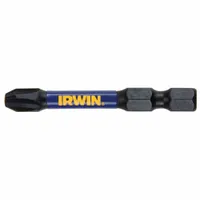 IRWIN Driver Bit: Power Bit, Imperial/Metric, PH3 Bit Industry Size, #3 Bit Size, Std, Hex, 10 PK (MPN IWAF32PH3B10)
