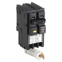SQUARE D Miniature Circuit Breaker: 50 A, 120/240V AC, Single Phase, 10kA at 120/240V AC, 2 Poles (MPN HOM250GFI)