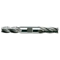 YG-1 Square End Mill: High Speed Steel, TiCN Coated, Double End, 4 Flute, 15/16" Mill Dia (MPN 12160HC)