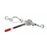 DAYTON Ratchet Puller: Hook Mounted - No Trolley, 2,000 lb Lifting Capacity, Hook with Safety Latch