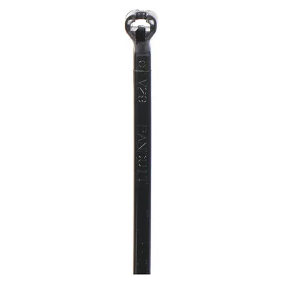 PANDUIT BT1.5M-C0 Fine Adjustment Cable Tie, Black, 100 PK - Fine Adjustment Cable Ties