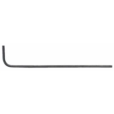 PROTO Hex Key: 0 Ball Ends, 3 mm Tip Size, Metric, Long, Alloy Steel, Black Oxide - L-Shaped Hex Keys