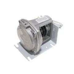 Pneumatic damper actuator for modulating air dampers in HVAC systems. Used in commercial buildings to regulate airflow for temperature and ventilation control in zones such as offices, hospitals, and industrial facilities.