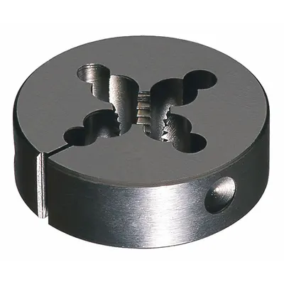 CLE-LINE Adjustable Round Threading Die: #10-32 UNF - Adjustable Round Threading Dies