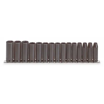 PROTO Impact Socket Set: 1/2 in Drive Size, Small Set (0-50 pieces) Set Size - Metric Impact Socket Sets