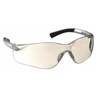 MCR SAFETY Safety Glasses: Light Gray Lens, Frameless, Scratch-Resistant, Clear Frame, BK3 Series (MPN BK319)