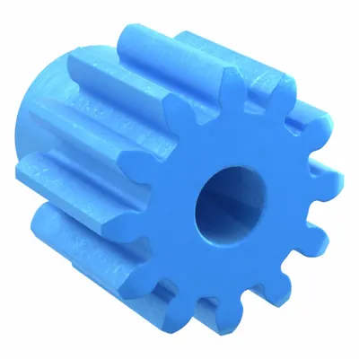 KHK GEARS Machined Spur Gear: Module m 2.5, 12 Teeth, 10 mm Bore Dia, Nylon, 20° Pressure Angle - Metric Spur Gears with Standard Hub
