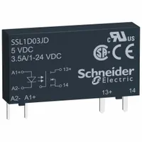 SCHNEIDER Solid State Relay: 3.5 A Current Rating, 3 to 12V DC, Pin Termination (MPN SSL1D03JD)