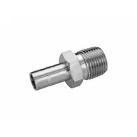 HAM-LET Compression Fitting Adapter: 18 mm OD x 1/2 in Pipe Fitting Size, Tube x MNPT (MPN 739LM SS 18MMX 1/2)