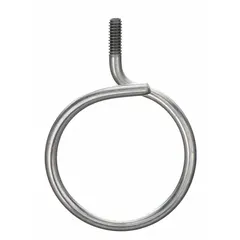 Galvanized steel stud mount for supporting low-voltage cable and conduit. Compatible with 4-inch conduit trade size, features a 1/4-20 thread, and has a 50 lb load capacity. cULus listed.