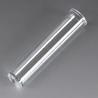 GLOBE SCIENTIFIC Test Tube: Test Tube, Polystyrene, 3 mL Capacity - mL, 0.1 oz Capacity - oz - Plastic Test Tubes
