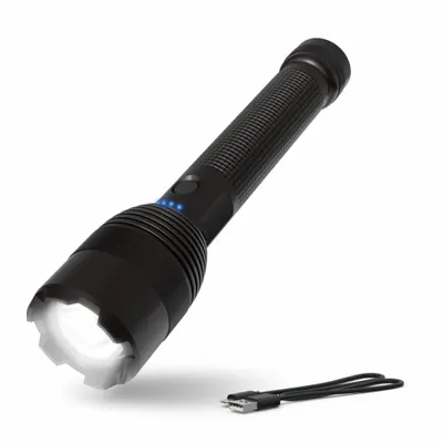 ENERGIZER Flashlight: Rechargeable, 3,600 lm, 3.25 hr Run Time at Max. Brightness - Rechargeable Flashlights