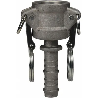 DIXON VALVE & COUPLING Cam and Groove Coupling: 3/4 in Coupling Size, 3/4 in Hose Fitting Size - Type C Aluminum Cam & Groove Fittings