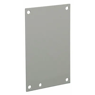 WIEGMANN Panel: Back Panel Panel, 17 in Overall Ht, 18.5 in Overall Wd, Steel, Painted - Interior Mounting Panels