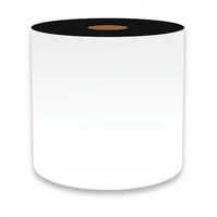 Continuous Label Stock: 4 in x 50 ft, Vinyl, White (Gloss), Indoor (MPN MAGWT-3102)