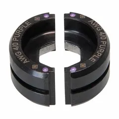 Replacement crimping die set for use with ECCXL, EK622L, and EK628L tools. Accommodates 4/0 AWG copper and aluminum conductors. Includes one size.