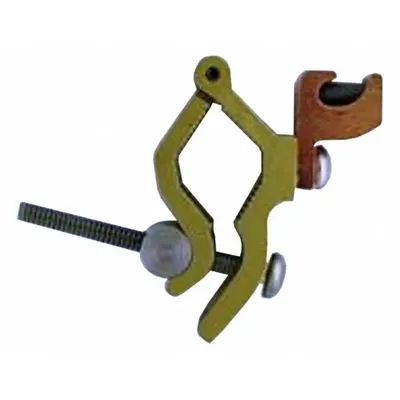 BRIDGEPORT FITTINGS Single Bolt Grounding Clamp, Bronze, 4 to 14 AWG, SDB-1300B - Pipe Ground Clamps