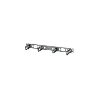 PANDUIT Single Side Horizontal Ring Manager: Horizontal, 1 U, Single Side Sides - Horizontal Ring-Style Cable Managers