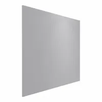 HADRIAN Partition Panel: Solid Plastic HDPE, Plastic, Gray, 55 in Ht, 58 in Wd, 1 in Thick (MPN X30058-239)
