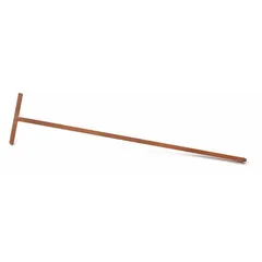 This steel hydrant seat wrench with a silver finish is used for servicing seat components in wall and yard hydrants. It is designed for removing or installing seat assemblies during repair or replacement.