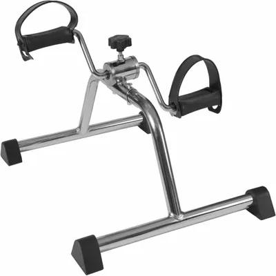 DMI Pedal Exerciser: Not Assembled, Poly V Belt, 20 in Overall Lg