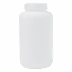 HDPE Wide Mouth Round Lab Bottle, 4 L (135 fl oz), Colorless, 100-415 mm Closure Included