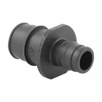 This expansion polymer barbed tube fitting from UPONOR features a barbed x barbed connection type with 1/2 in ID x 3/4 in ID size. It is designed for use with PEX tubing using the expansion connection method. Commonly applied in plumbing and radiant heating systems for joining PEX pipes