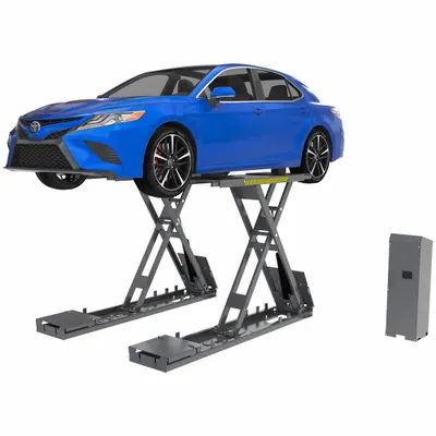 BENDPAK SP-7XEF 2-Runway Alignment Scissor Lift, 7,000 lb Capacity, Electric - Vehicle Lift Systems