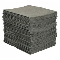 BRADY SPC ABSORBENTS Sorbent Pad: 33 oz Volume Absorbed Per Pad, Polypropylene, Perforated, 100 PK (MPN MRO100)