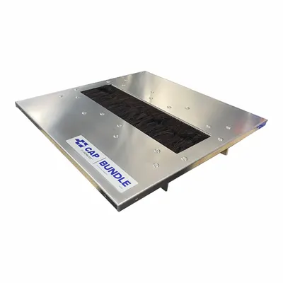 HEPACART Ceiling Cover: 24 in Overall Wd, 24 in Overall Lg, 3 1/2 in Overall Ht - Particle Containment Vent Covers