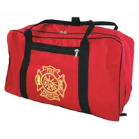 R&B FABRICATIONS Duffel Bag: Nylon, Red, 4,200 cu in Interior Volume, Zipper, 24 in Lg, 13 in Wd (MPN RB-200MC-N)