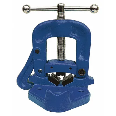 WESTWARD Bench Yoke Vise: 0.13 in – 4 in Pipe Size Range, 4 in Max Ht, 1/2 in Min Ht - Bench Yoke Vises