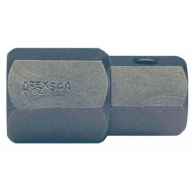APEX Insert Bit: Insert Bit, Imperial, Hex Head, 3/4 in Bit Industry Size, Std - Hex Impact Bits