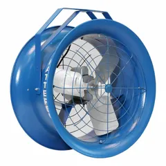 This PATTERSON fan head is a non-oscillating, high-velocity industrial fan with a 30-inch blade diameter. It features a single-speed, 1 hp motor operating on 115/220V AC single-phase power. Designed for large-area air movement in factories, warehouses, and workshops, it provides strong airflow for cooling, ventilation, and exhaust applications.