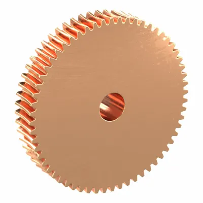 KHK GEARS Metric Worm Wheel BG0.8-60R1 - Metric Worm Wheels