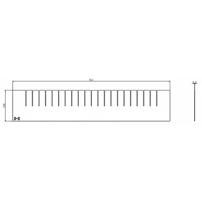 OEM Divider: 4 1/2 in Overall Ht - Dividers for Approved Vendor Modular Drawer Cabinets