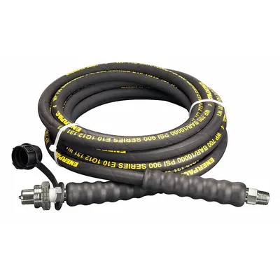 ENERPAC Hydraulic Hose Assembly: 3/8 in ID, CH604 x NPTF, 20 ft Lg, Black - Enerpac H900 Flexible Hydraulic Hose Assemblies