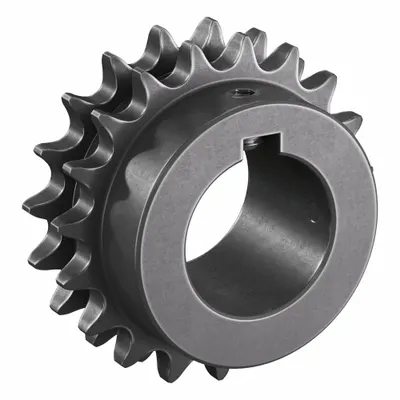 TRITAN Roller Chain Sprocket: 40-2, For 1/2 in Chain Pitch, 1 1/2 in Bore Dia - Size 40-2 Fixed-Bore Roller Chain Sprockets