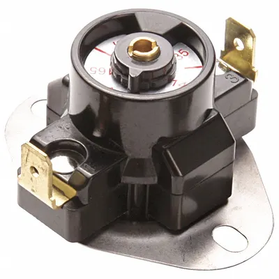 OEM Temperature Fan Controller: Close on Rise, SPST, 90°F_130°F Closing, 70°F_110°F Opening - Surface Mount Limit Controls