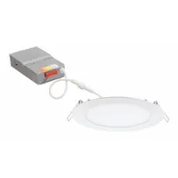 JUNO LIGHTING LED Downlight Retrofit Kit: 6 in Dia, 970 lm, 2700K/3000K/3500K/4000K/5000K, 13 W (MPN WF6 SWW5 90CRI MW M6)
