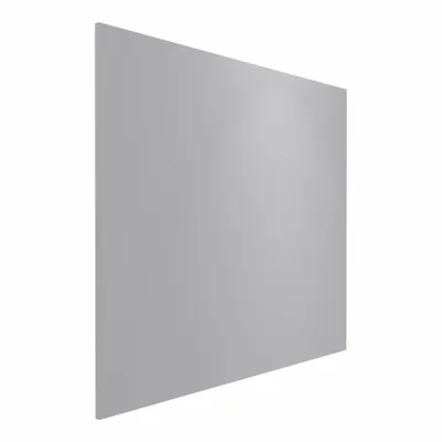 HADRIAN Partition Panel: Solid Plastic HDPE, Plastic, Gray, 55 in Ht, 28 in Wd - Panels & Panel Posts for Bathroom Partitions