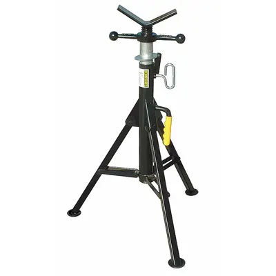 SUMNER V-Head Pipe Stand: V Head, 2,500 lb Max Load Capacity, Folding Leg - V-Head Pipe Stands