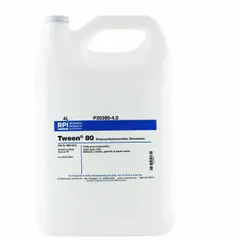 Liquid protease inhibitor supplied in a 4 L plastic container. Lab grade, BSE/TSE free. Used in biochemical and molecular biology research to prevent protein degradation during extraction and purification.