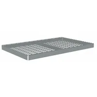 TENNSCO Shelf: 60 in x 36 in, 2,000 lb Load Capacity, Steel, 5 ga Decking, Gray, Shelf (MPN ZLES-6036W)