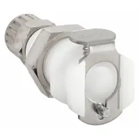 Quick Connection Coupling: Straight, 5/32 in ID x 1/4 in OD Size, Quick-Disconnect Coupler x Tube (MPN PMC1204)