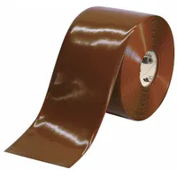 Floor Marking Tape: Extra-Durable, Solid, Brown, 6 in x 100 ft, 50 mil Tape Thick, Mighty Line® (MPN 6RBRN)