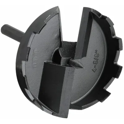 BOSCH Self Feed Drill Bit: 4 5/8 in Drill Bit Size, Hex, 7/16 in Shank Dia - Self-Feed Drill Bits