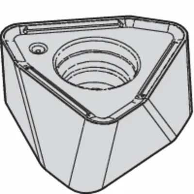 WIDIA Trigon Milling Insert: WOEJ080412SRMM (MPN 6333665) - Trigon (W) Indexable Milling Inserts