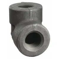 ANVIL Metal Pipe Elbow: 90° Elbow, Steel, 3/4 in x 3/4 in, Female NPT Threaded x Female NPT Threaded (MPN 0361201007)